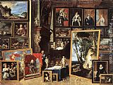 David The Younger Teniers Wall Art - The Gallery of Archduke Leopold in Brussels